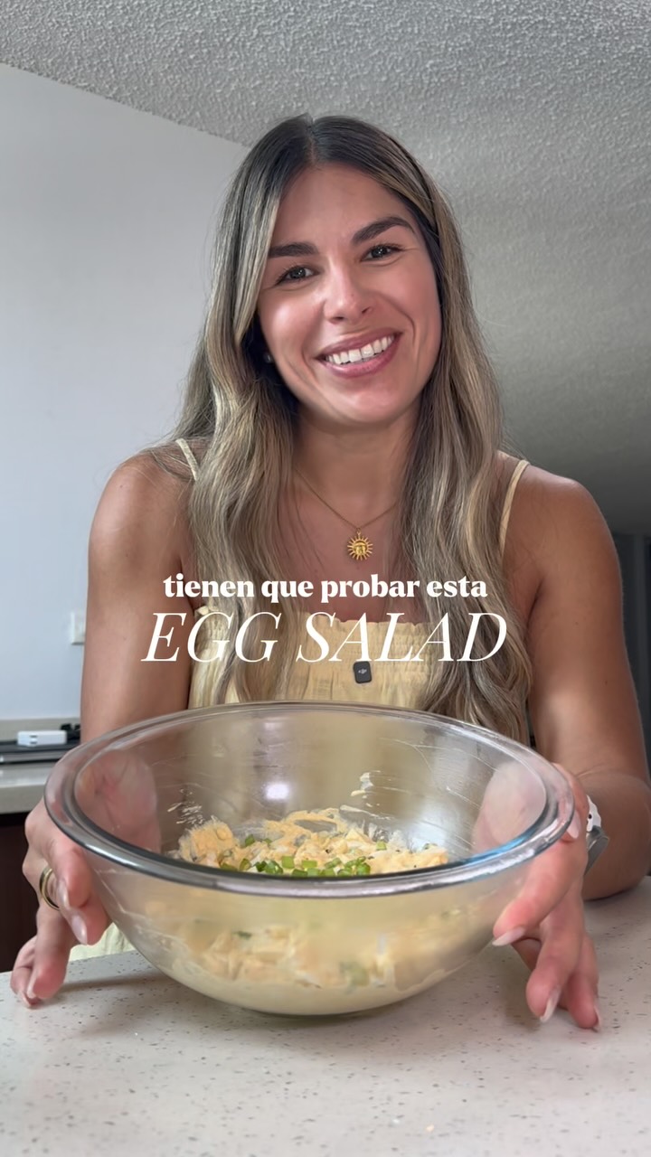 Instagram post by @claudiaserrano for Hellmann's. Caption reads: EGG SALAD

Quizás has visto muchos videos en las....