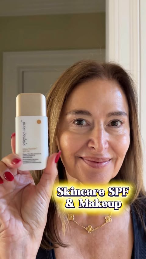 Instagram post by @beauty_bycamellia for jane iredale. Caption reads: Amazing NEW Skin Tint @janeiredale Glow Fixation....