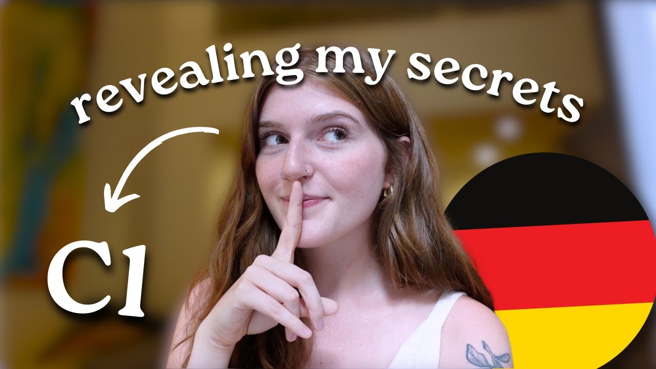 YouTube post by @elyssedavega for Lingoda. Caption reads: How to Learn German (my top tips + resources) ✨.