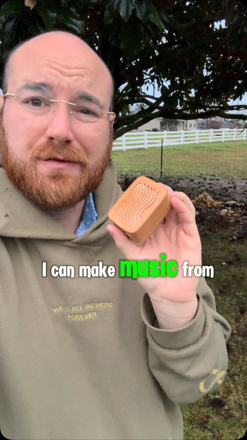 Instagram post by @buzzedblooms for PlantWave. Caption reads: [...] for mushrooms today with my new @plantwave....