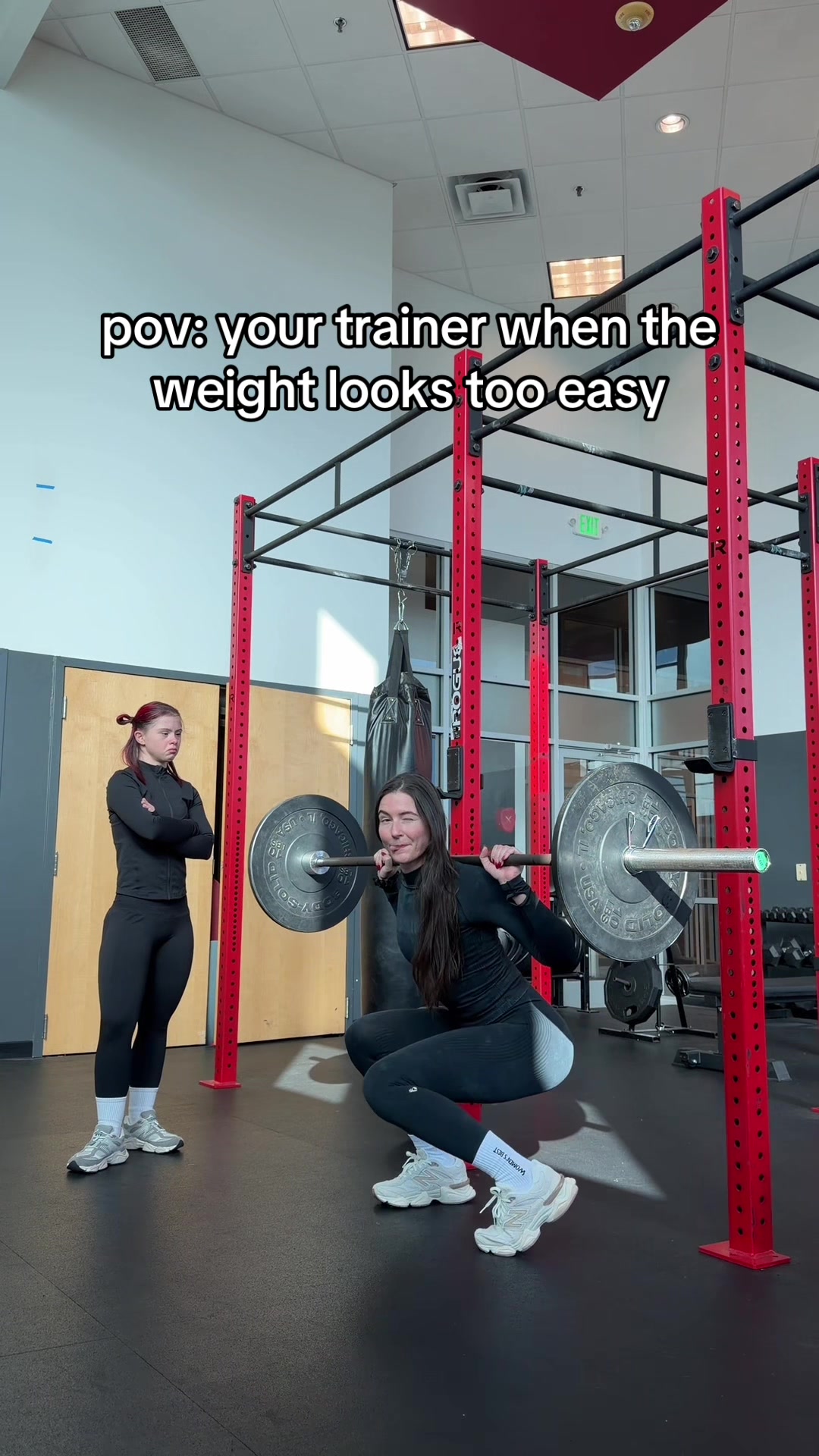 TikTok post by @anyundik for Women's Best. Caption reads: Sis thought I wouldn’t notice 🧐 Wearing @Women‘s....