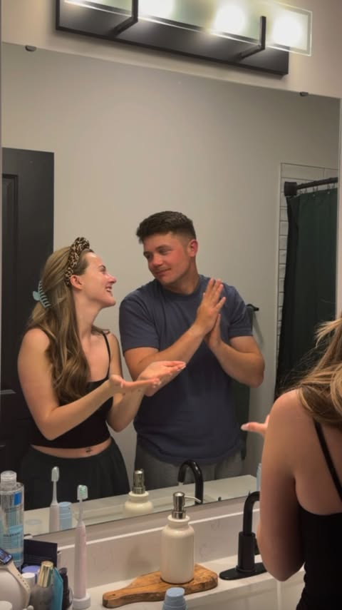 Instagram post by @faaithmaarie for Curology. Caption reads: #CurologyPartner somehow my husband has a better....