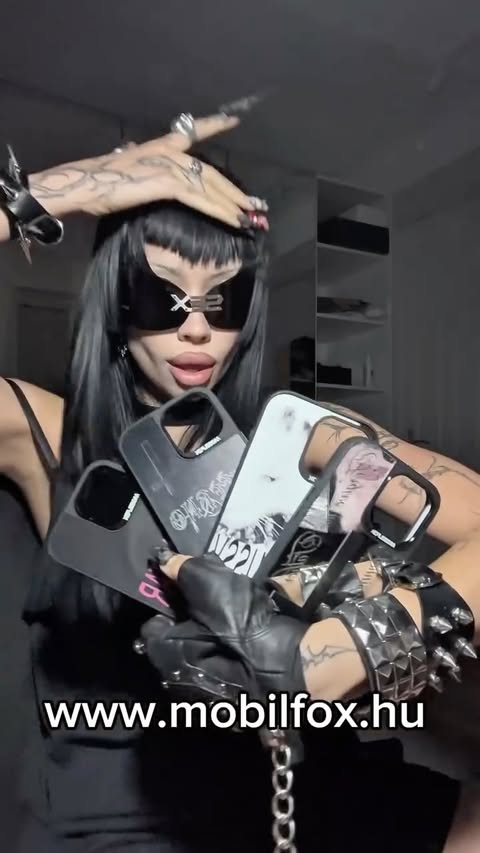 Instagram post by @toth.enikoo for Mobilfox. Caption reads: |reklám| MEGJELENT A SAJAT @mobilfox.official....