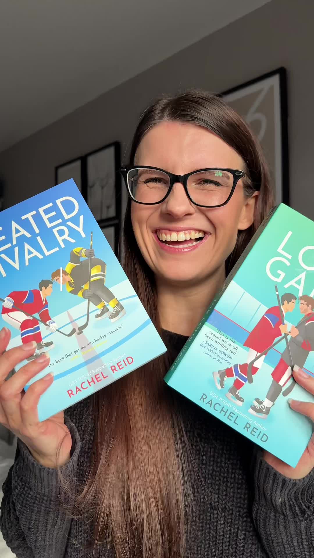 TikTok post by @violet.hollow for HarperCollinsUK. Caption reads: [...] for Shane + Ilya’s love story from....