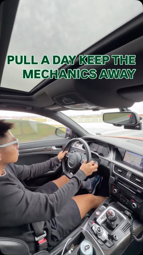 Instagram post by @whoismikeyyy for AWE Tuning. Caption reads: [...] discount (code....