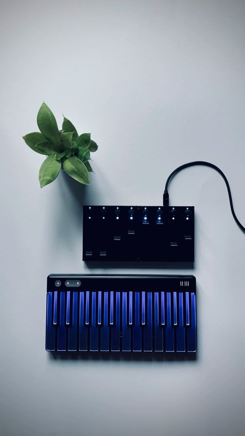 Instagram post by @keinseier for Roli. Caption reads: [...] Or bring a VST to life.
This is the ROLI....