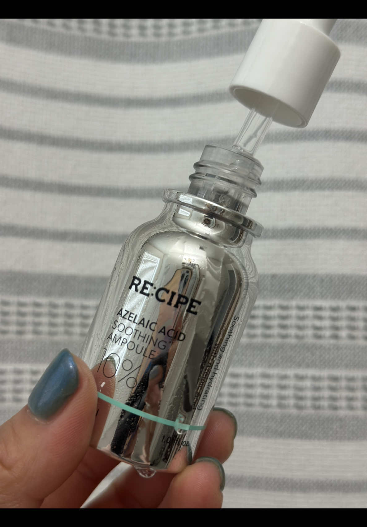 TikTok post by @glowtita for PicketPlay Shop. Caption reads: Azelaix Acid @PicketPlay Shop #skincare#kbeauty....