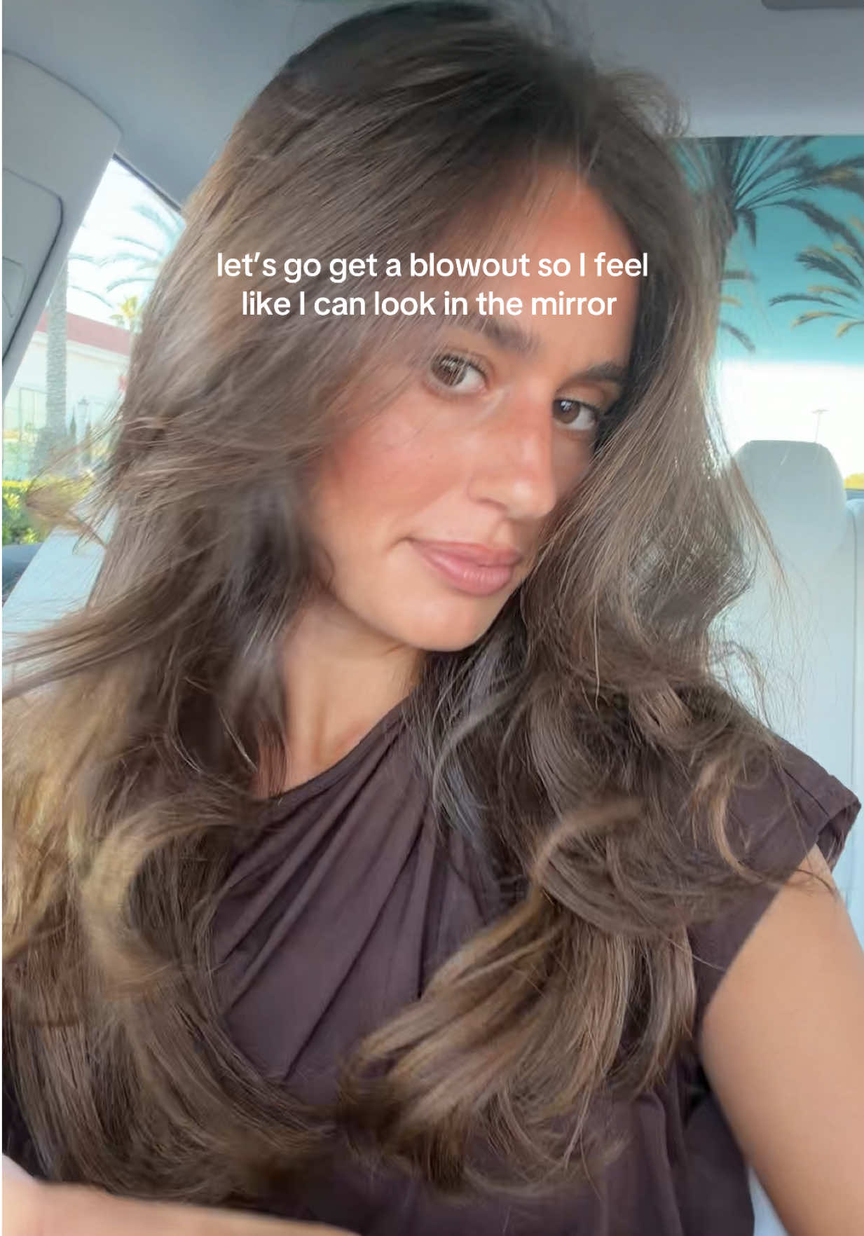 TikTok post by @ellasandramuse for Drybar. Caption reads: wait omg what do u guys think @The Drybar .