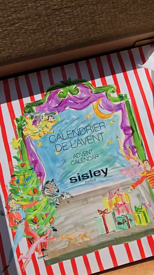 Instagram post by @the_velvetlife for Sisley Paris. Caption reads: Step behind the curtain with Sisley Paris’ 2025....