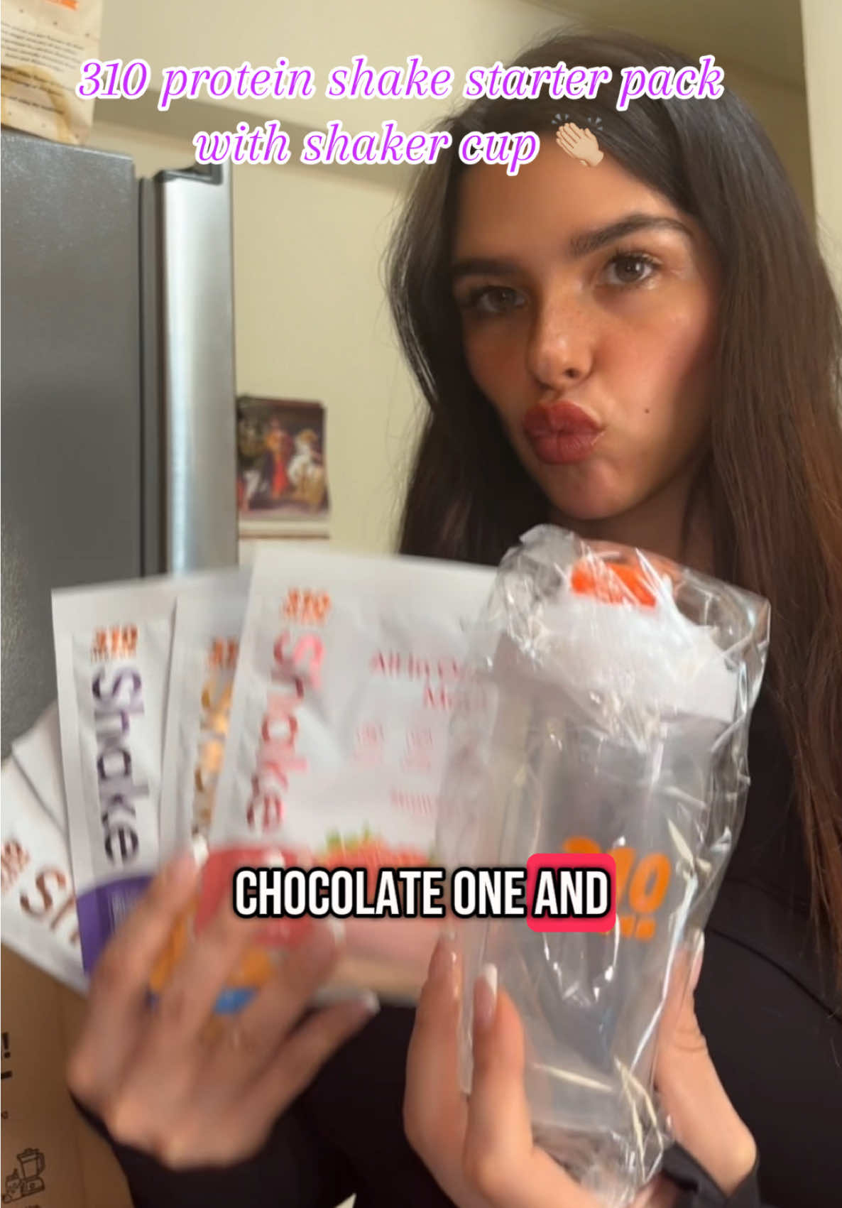 TikTok post by @vibewithpamela for 310 Nutrition. Caption reads: @310 Nutrition #fyp #310 #310protein #highprotein....