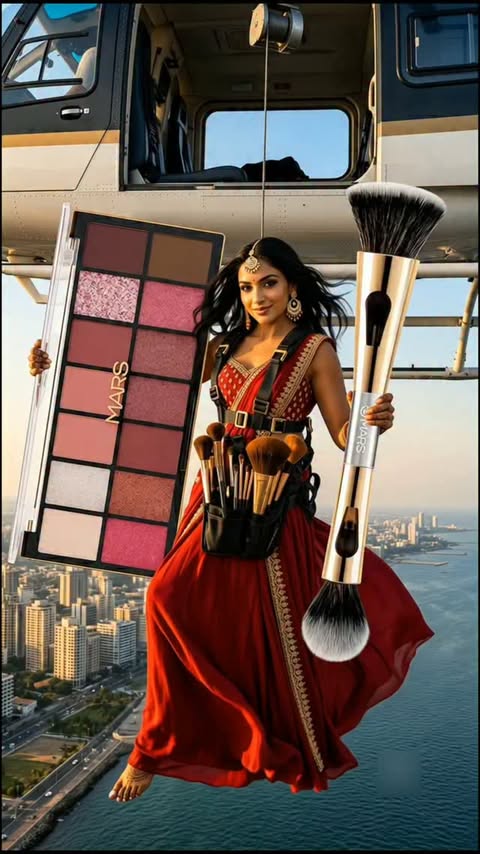 Instagram post by @makeupwalaartist for MARS Cosmetics. Caption reads: Comment 'link' for direct product link! . . Follow....