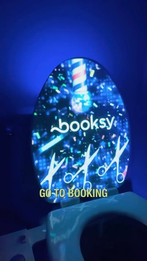 Instagram post by @motion.by.nick for Booksy. Caption reads: [...] left to go This episode is sponsored by....