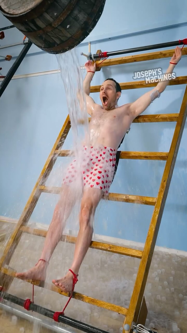 Instagram post by @josephsmachines for Dr. Squatch. Caption reads: My favourite Halloween tradition🧊⛓️‍💥 Thank you....