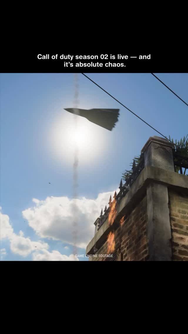 Instagram post by @trb_clips_ for Call of Duty. Caption reads: [...] new energy. Season 02 is live now. .....