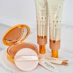 Instagram post by @love.christina.xo for David Jones. Caption reads: Gucci glow, unlocked ✨

Presenting @GucciBeauty’s....