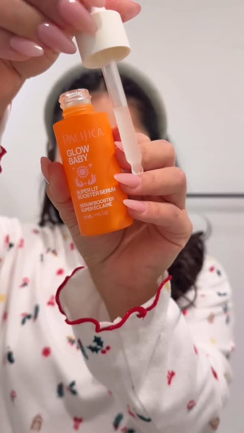 Instagram post by @makeupbypita for Pacifica Beauty. Caption reads: @pacificabeauty Glow Baby Booster Serum is a must....