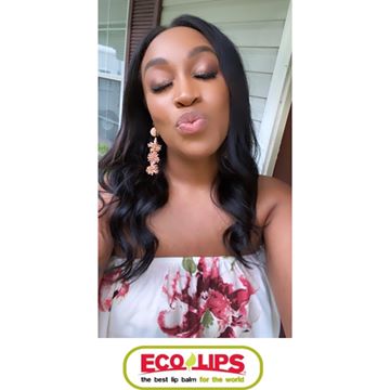 Instagram post by @heyitsalexandrialynn for Eco Lips. Caption reads: [...] my latest brand collaboration with @ecolips....