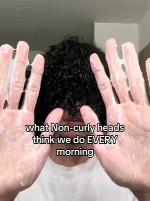 TikTok post by @dioscurls for Based BodyWorks. Caption reads: #foryoupage #curlyhair #curlyhairroutine....