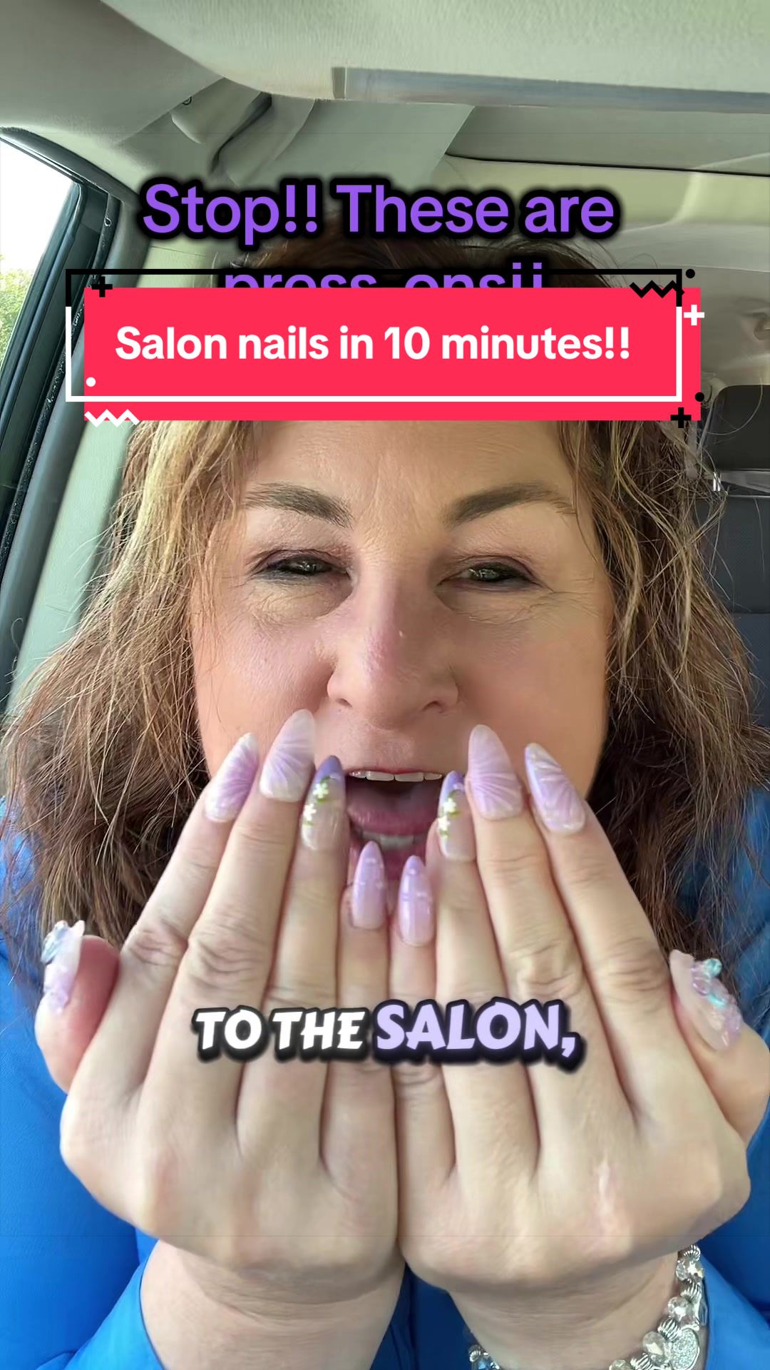 TikTok post by @mommasparkleseffectqueen for Ersa Nails. Caption reads: [...] nail appointment… get these instead.....