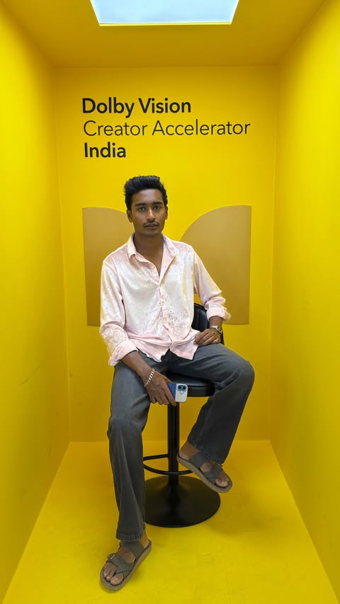 Instagram post by @ft.hyderabad for Dolby. Caption reads: [...] 🎨 Every shade pops beautifully with Dolby....
