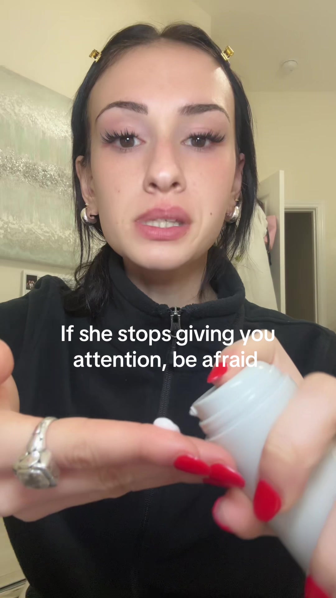 TikTok post by @brookecarls0n for Tower 28 Beauty. Caption reads: grwm with @Tower 28 Beauty .