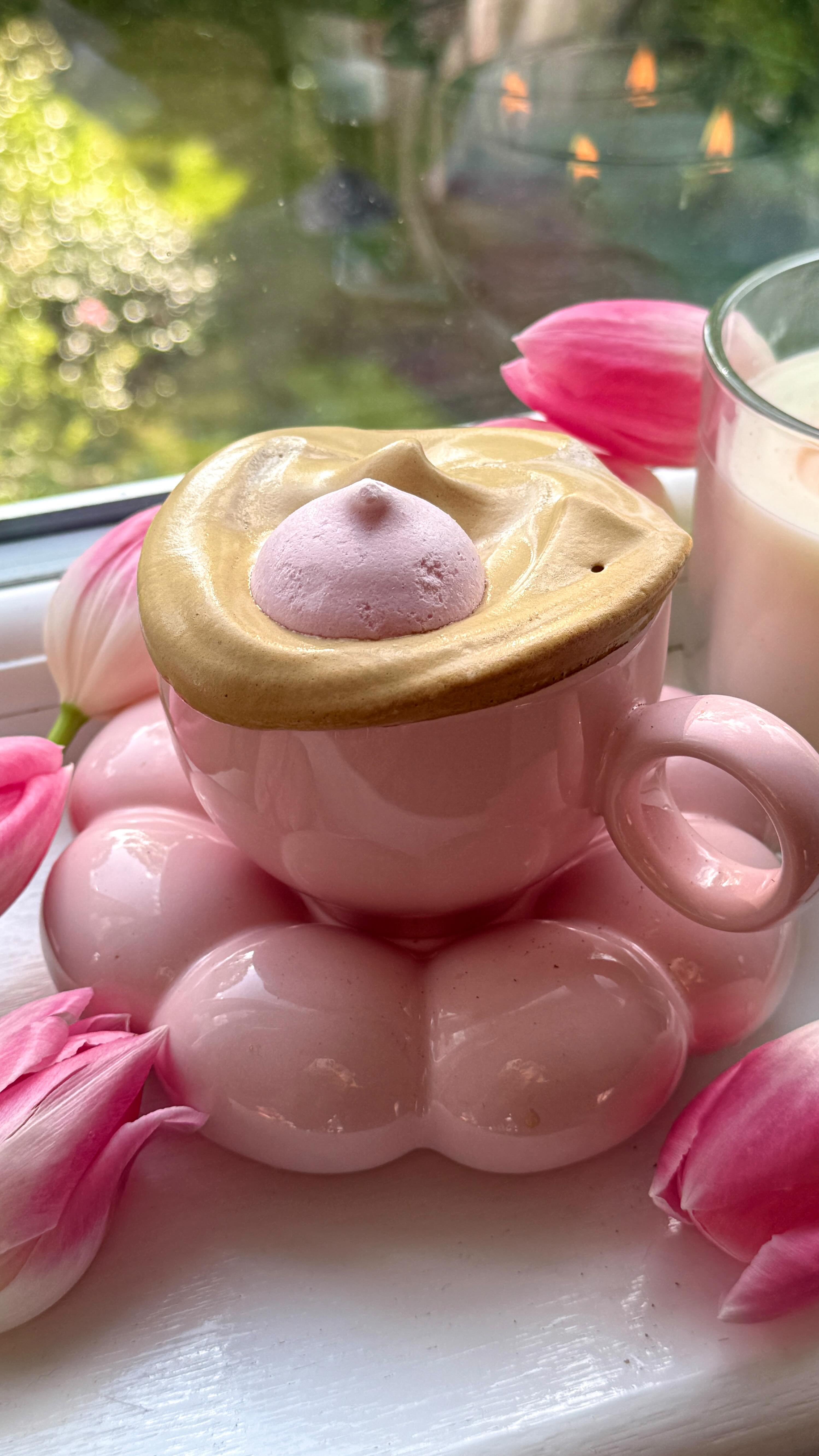 Instagram post by @homecafe_bymills for Maestri House. Caption reads: [...] the incredible handheld whisk from....