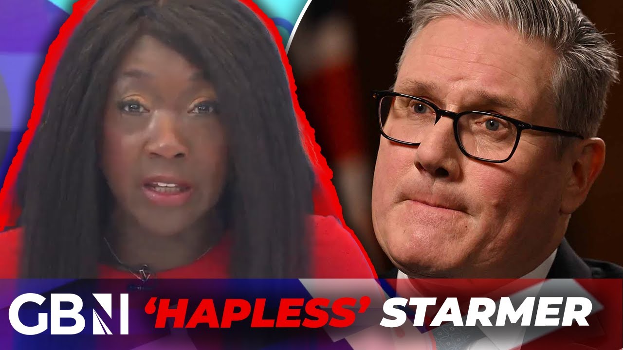 YouTube post by @GBNewsOnline for ExpressVPN. Caption reads: Nana Akua issues a BLISTERING takedown of Keir....