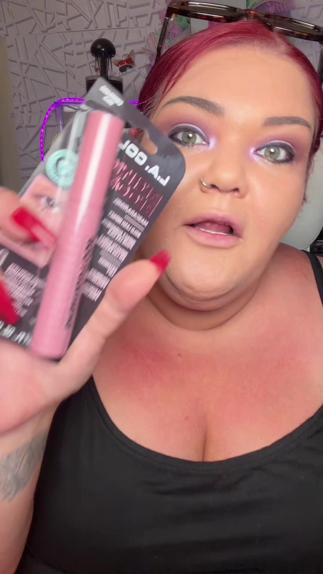 TikTok post by @tiffanypaigereviews for L.A. COLORS. Caption reads: [...] @Family Dollar and under $5! #mascara....