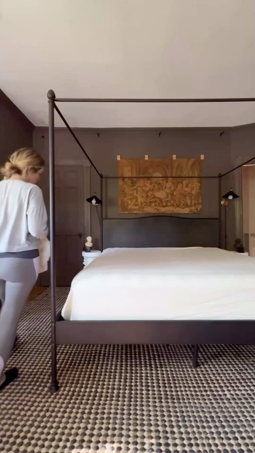 Instagram post by @katepearcevintage for Coyuchi. Caption reads: [...] for fall + winter, look no further! @coyuchi....