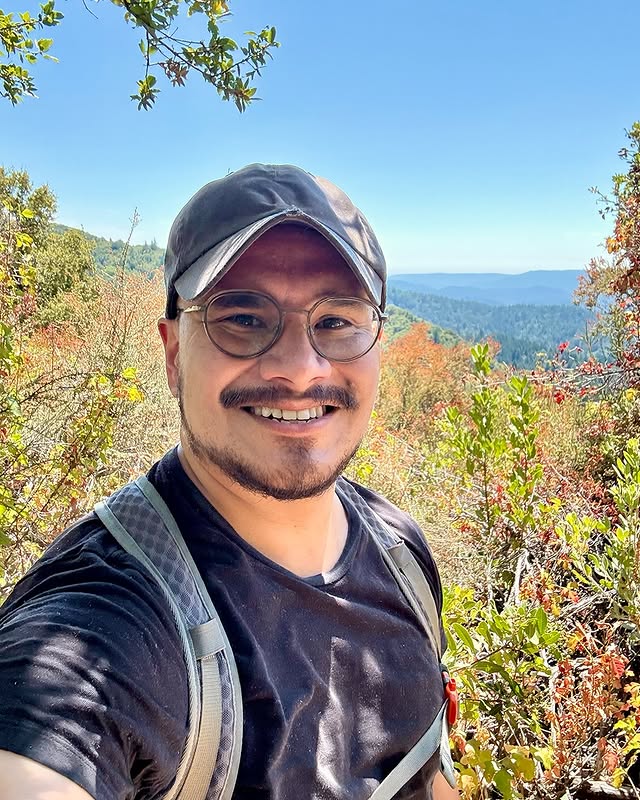 Instagram post by @jhayesmota for Sanofi. Caption reads: #SanofiPartner Hiking in Big Sur wasn’t always....
