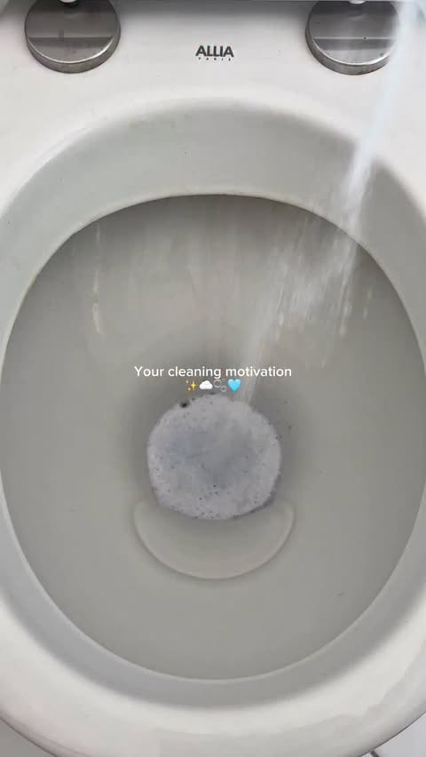 Instagram post by @cleangior for Scrub Daddy. Caption reads: Blue cleaning motivation for the new week....