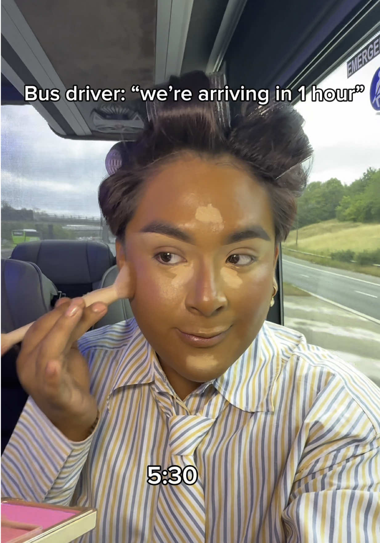 TikTok post by @snatchedbywill for Bondisands. Caption reads: [...] UK #fyp #makeup #skincare #bondisandspartner....