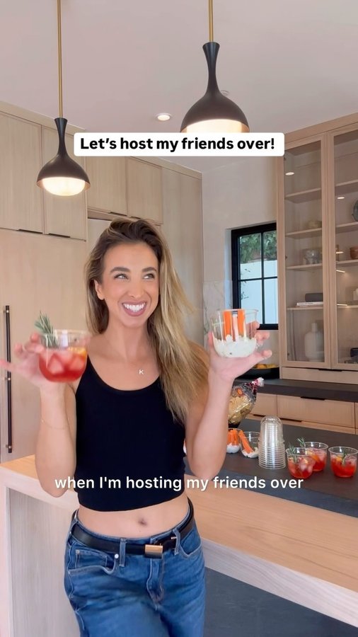 Instagram post by @katieaustin for Repurpose. Caption reads: My friends are coming over.. so let’s make....