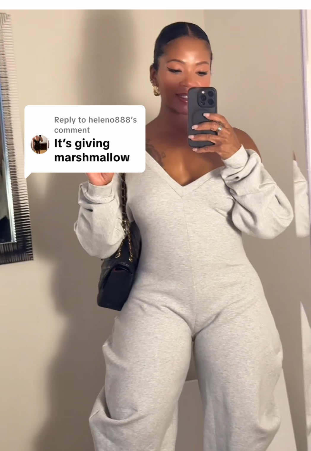 TikTok post by @neenthedream for ShopAKIRA. Caption reads: Replying to @heleno888 @AKIRA #akira.
