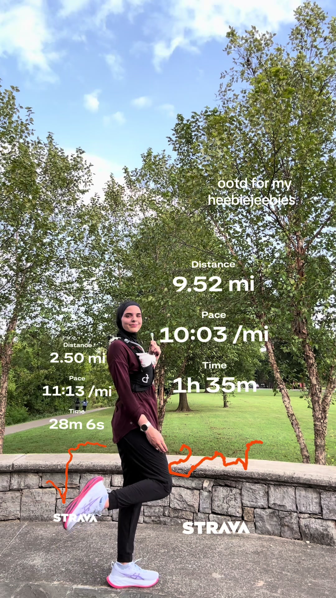 TikTok post by @mernathon for FlipBelt. Caption reads: [...] wear the damn vest ‼️ hydration vest:....