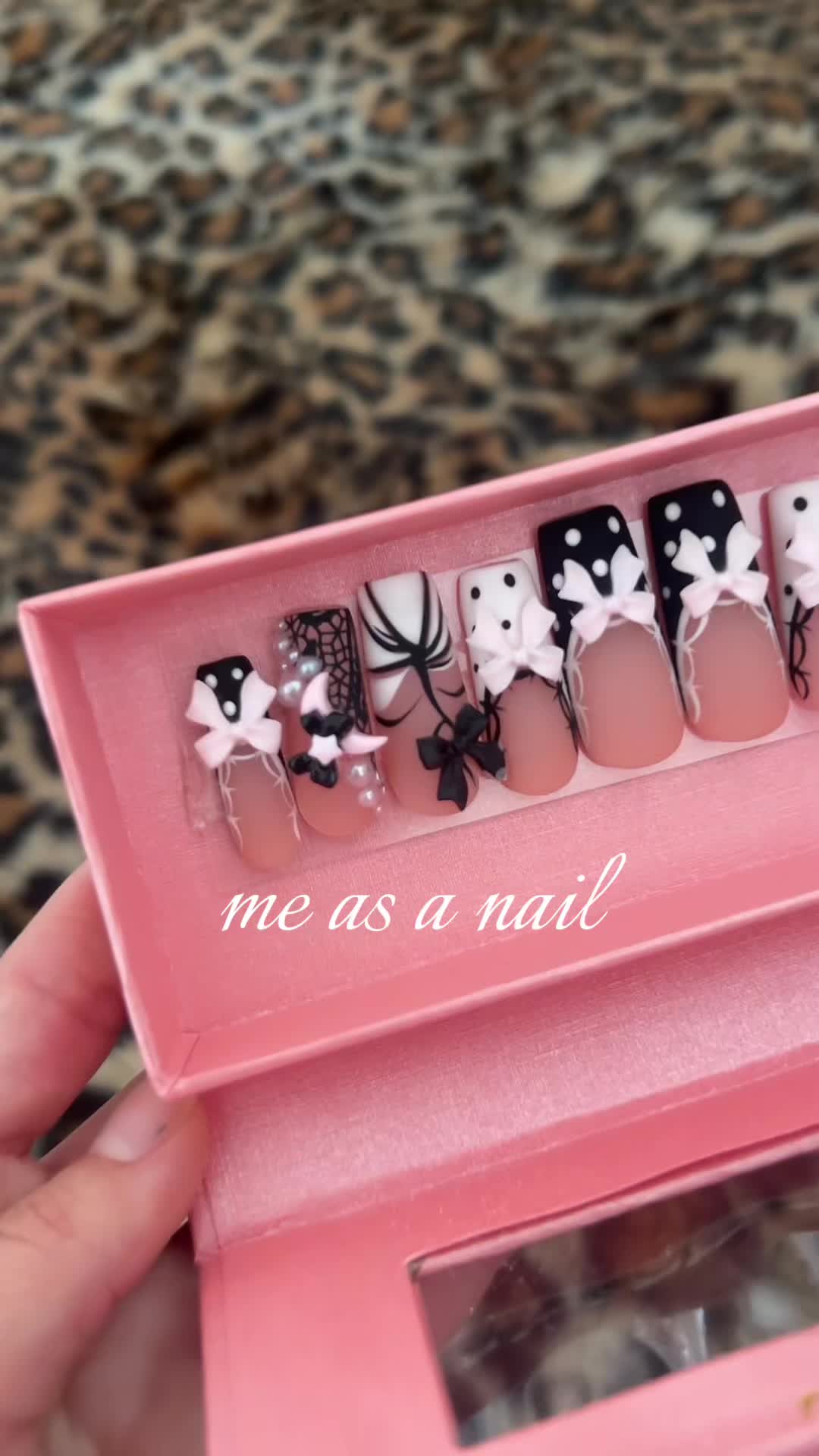 TikTok post by @thatgirlannettee for LOVFUL. Caption reads: obsessed 😍 @lovful store #acrylicnails....