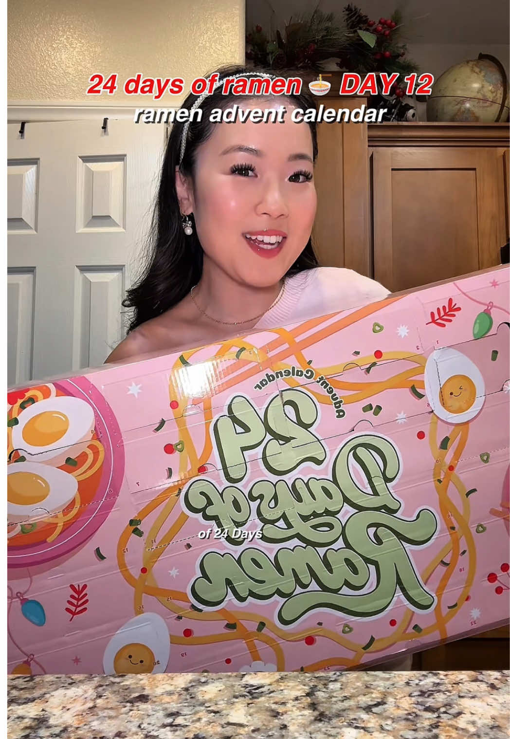 TikTok post by @ireneykim for Nongshim USA. Caption reads: today was just not it 😔 @Nongshim USA advent....