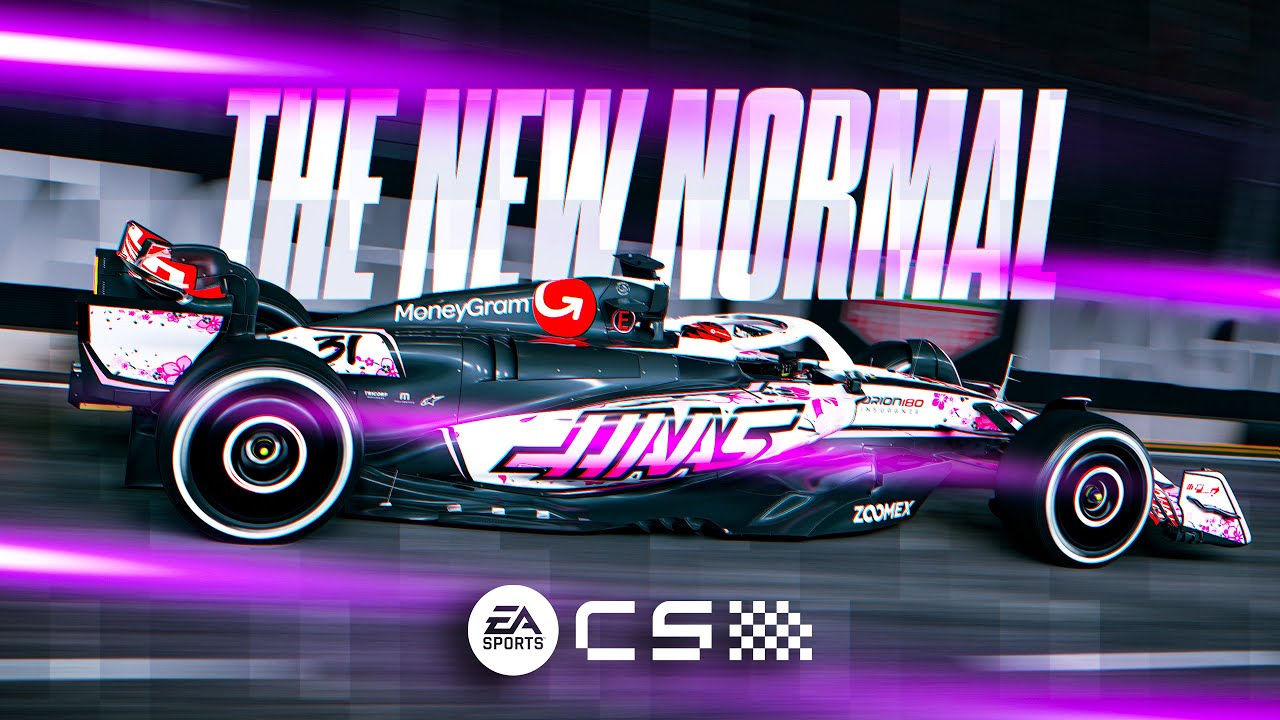 YouTube post by @inphratic for Next Level Racing. Caption reads: F1 25 Creator Series No RULES Race? SEASON XI.
