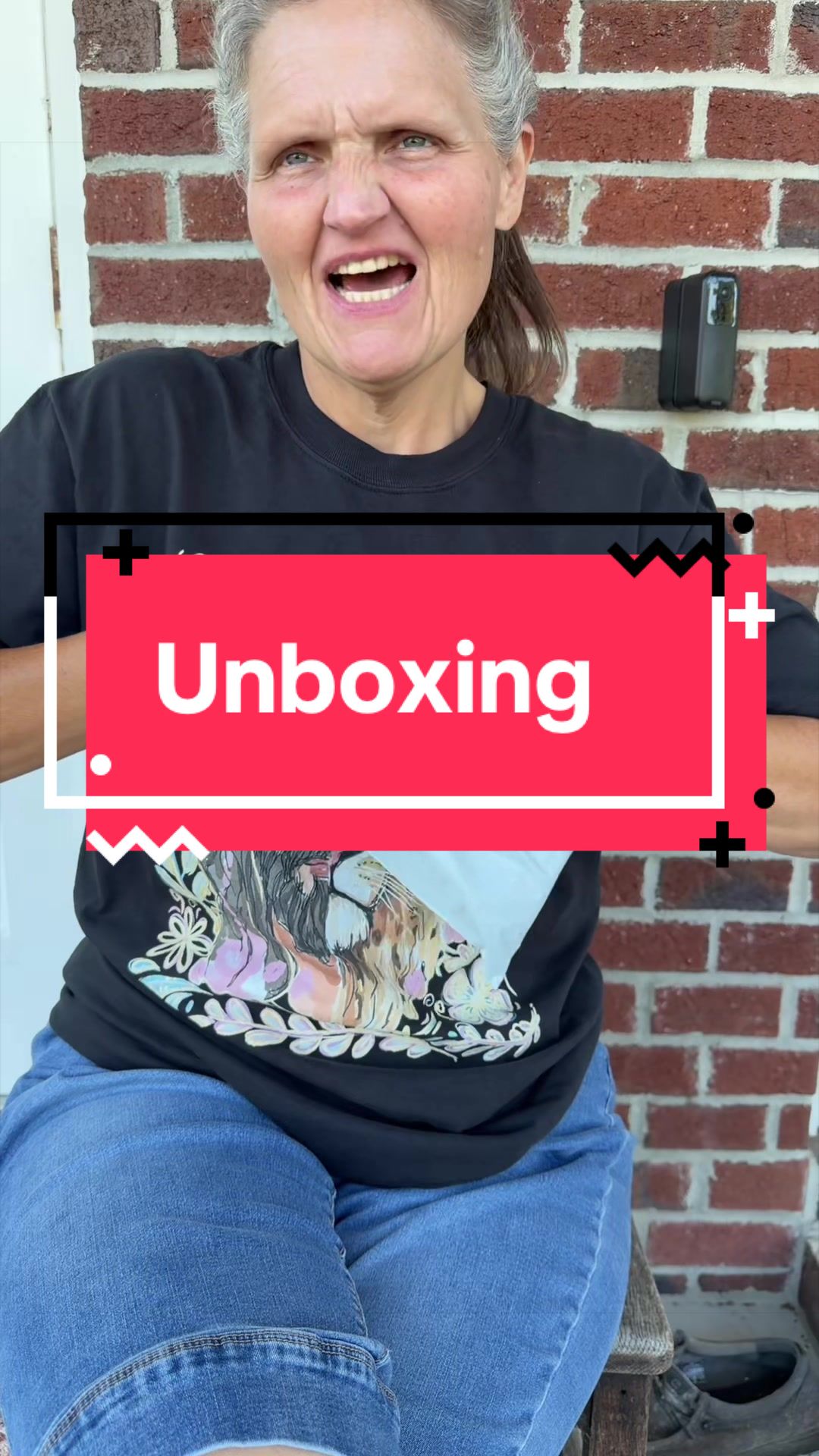 TikTok post by @momhack for PoppyRose Print Company. Caption reads: [...] unboxings that make my day....