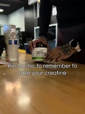 TikTok post by @jessmachtopete for Nutricost. Caption reads: [...] skip on taking your creatine ladies....