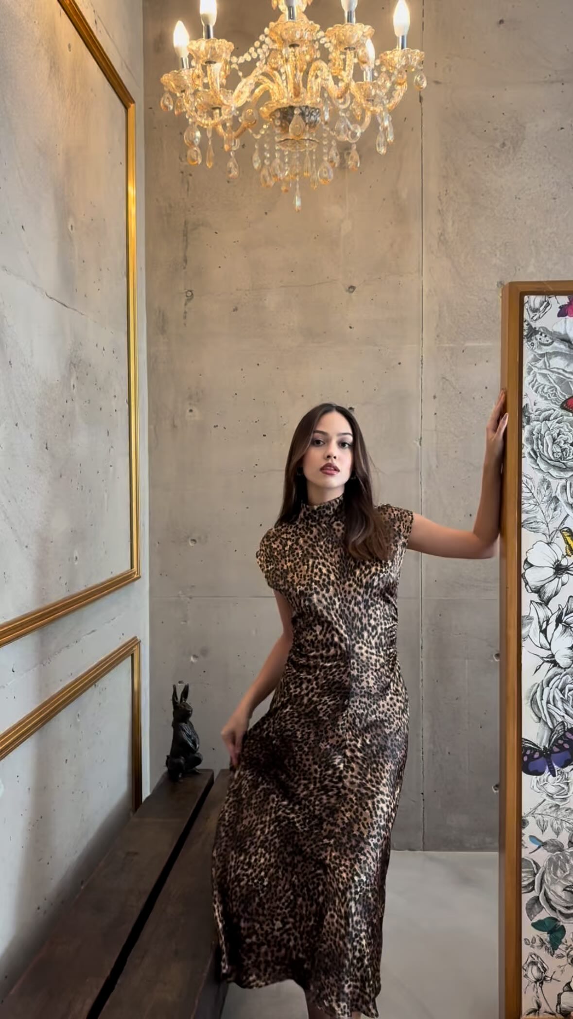 Instagram post by @radhikaa.x for Zalora. Caption reads: Fully dressed in @mango — because when....