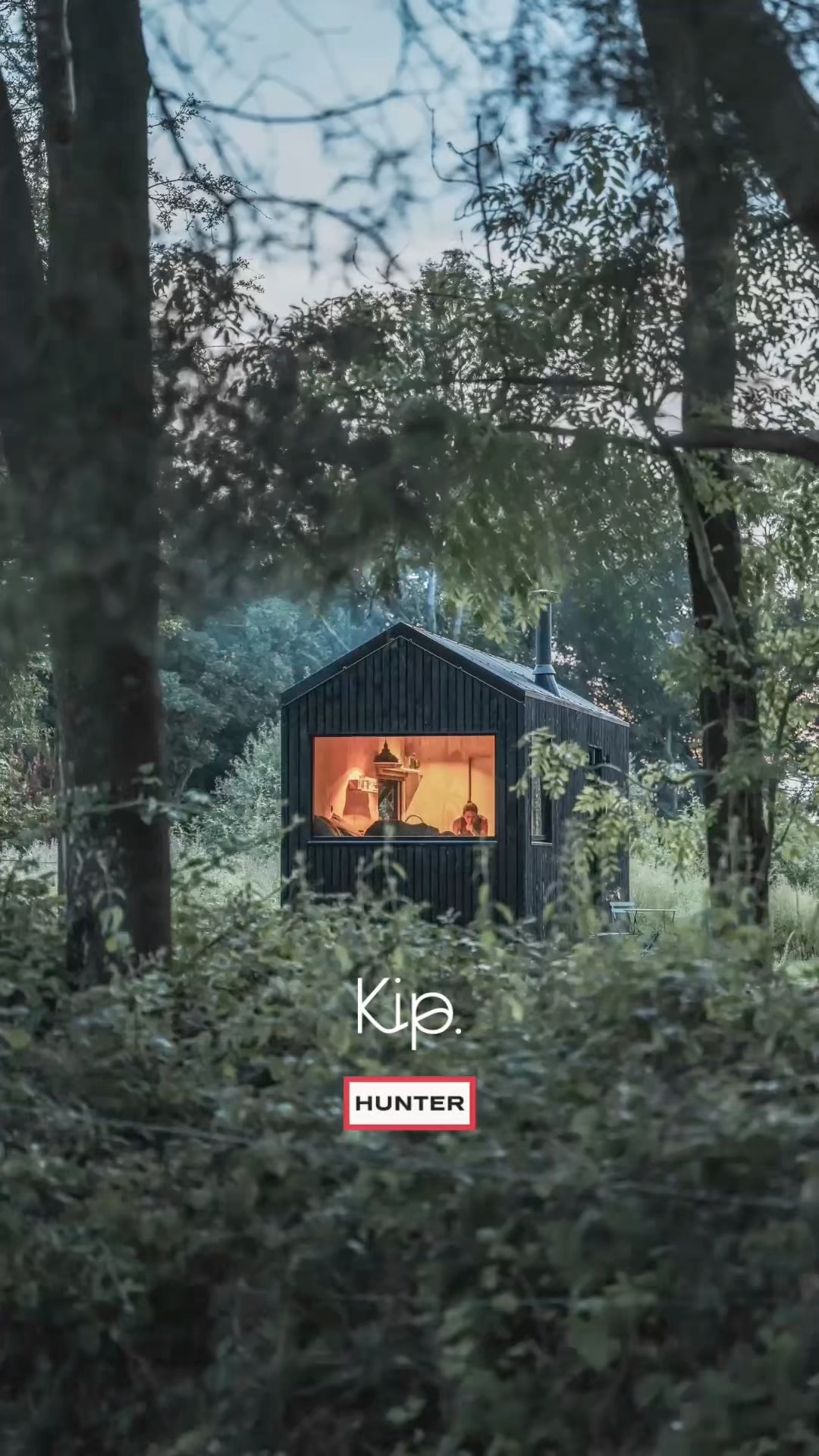 Instagram post by @kiphideaways for Hunter Boots. Caption reads: WIN! ✨ We are giving you the chance to win a £250....