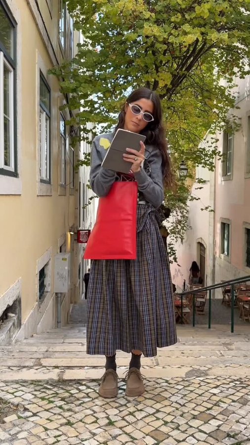 Instagram post by @vicmontanari for Birkenstock. Caption reads: ad out and about my @birkenstock Utti lace....