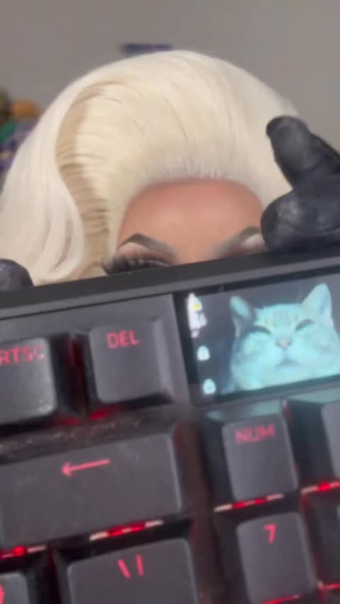 Instagram post by @deardeere for CORSAIR. Caption reads: [...] holding the CTRL key is too much, the....