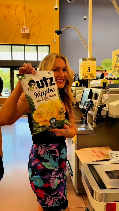 Instagram post by @kclinked for Utz Snacks. Caption reads: #UtzKrogerPartner
We just spotted my favorite....