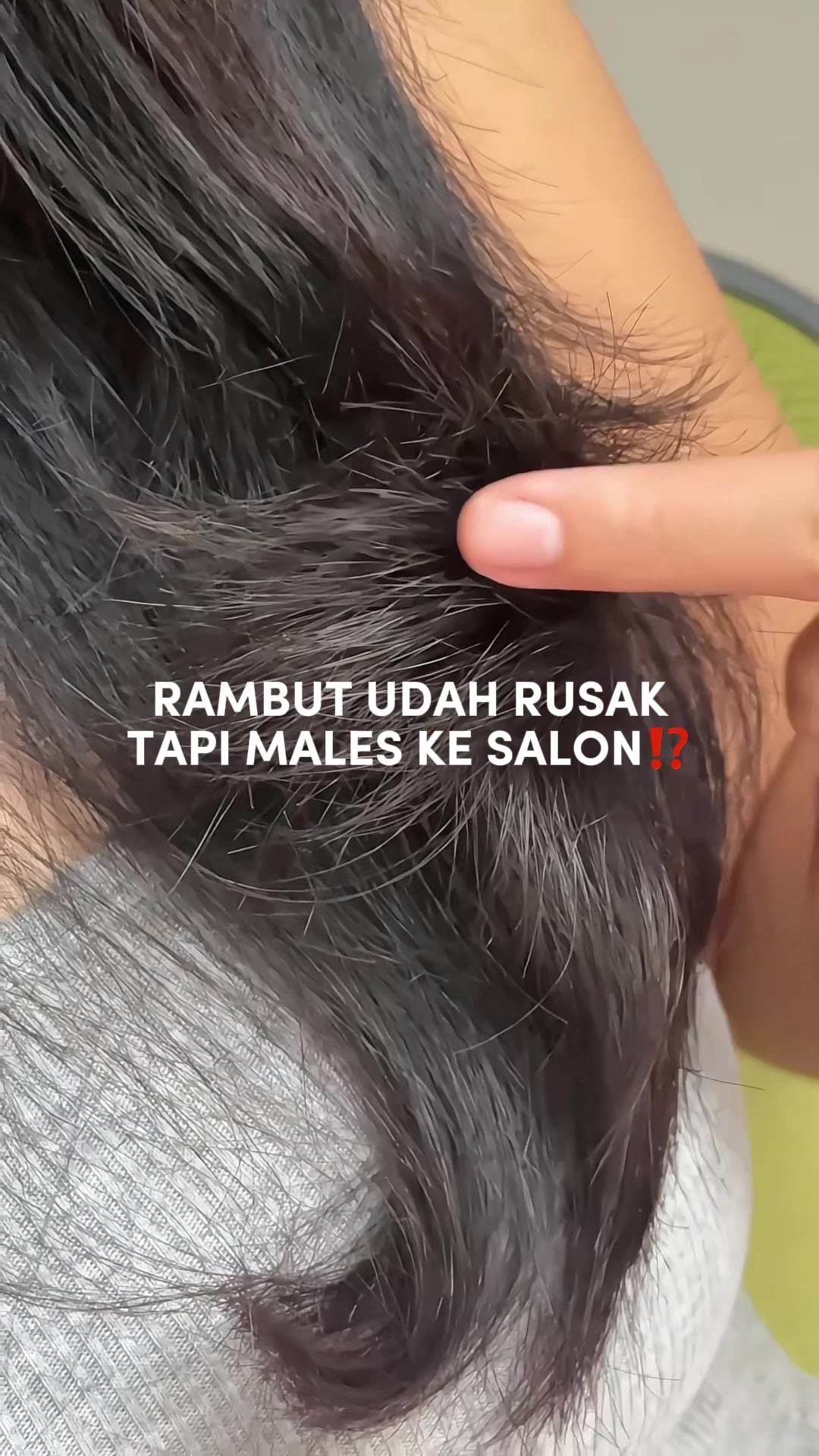 TikTok post by @jeliliyy_ for Sunsilk. Caption reads: ngga perlu mahal-mahal ke salon buat dapetin Hair....