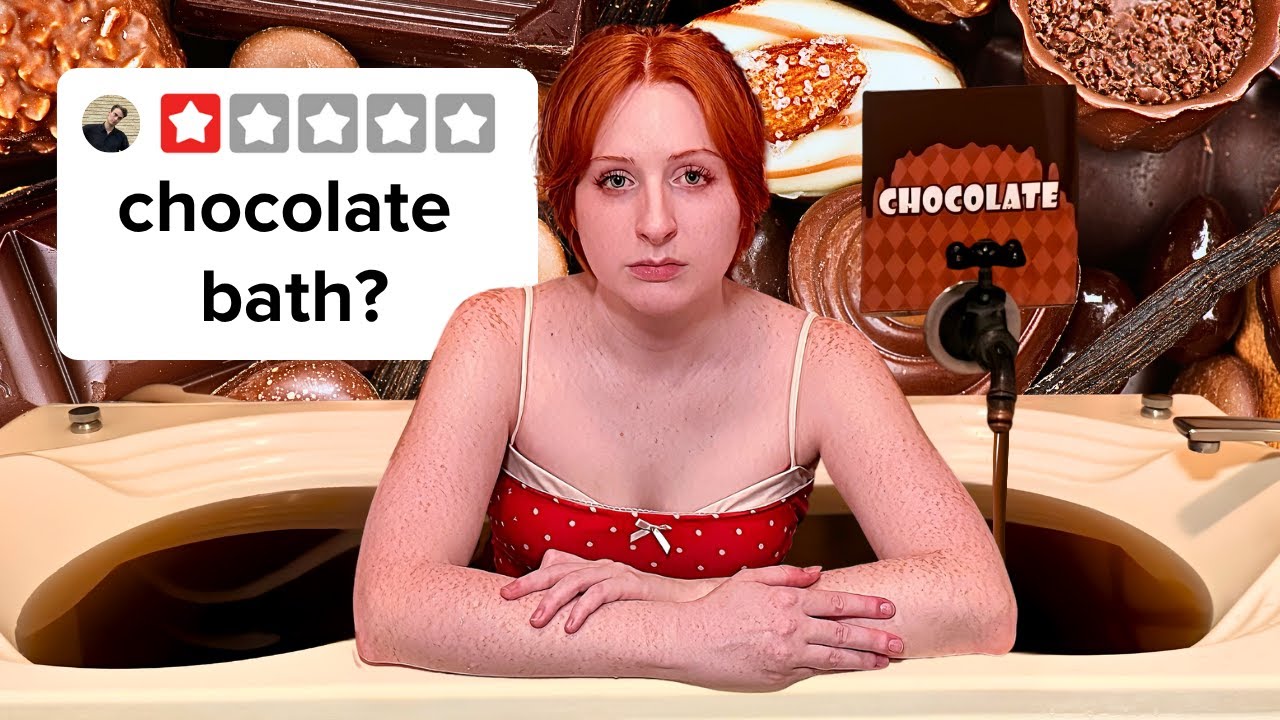 YouTube post by @thehitobito for TokyoTreat. Caption reads: Staying in Japan's 1-Star Candy Hotel.