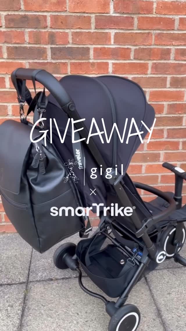 Instagram post by @gigilgram for smarTrike. Caption reads: [...] soon✨ ✨GIVEAWAY ALERT✨ @gigilgram and....