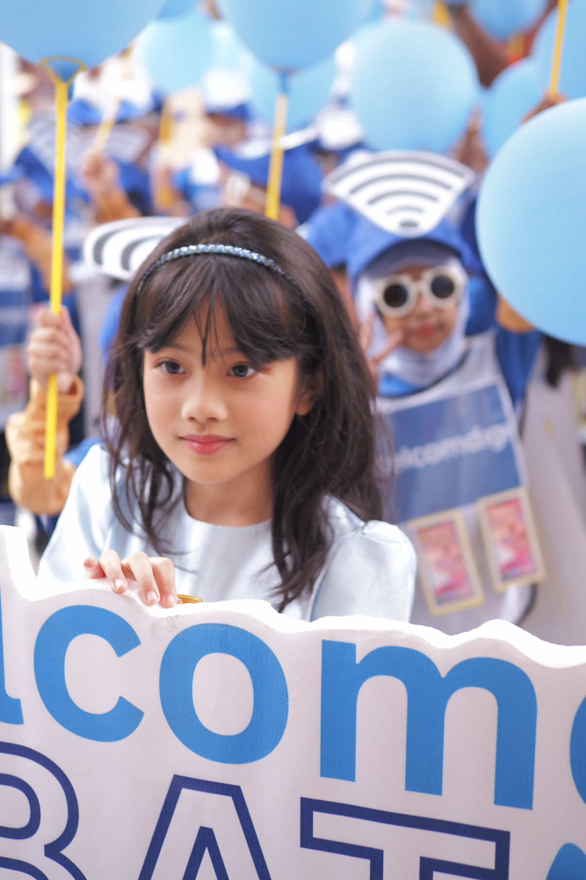 TikTok post by @ainareduzan for HIJABISTAHUB. Caption reads: [...] tau! Hannah’s Baby Blue Kurung from....
