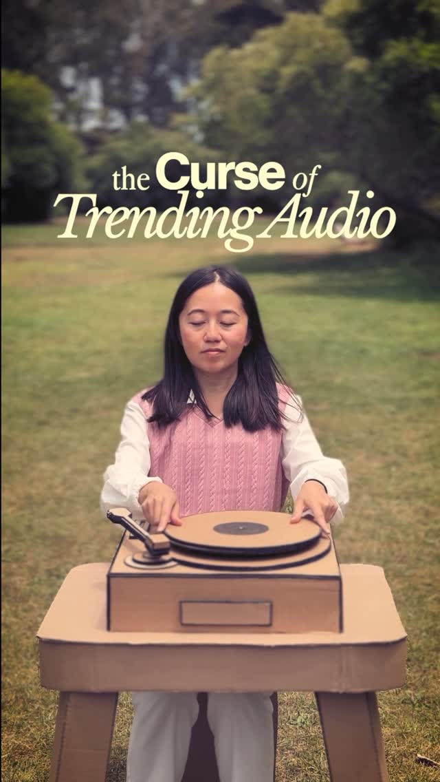 Instagram post by @karenxcheng for Artlist. Caption reads: if you comment “playlist” I’ll send you the tracks....